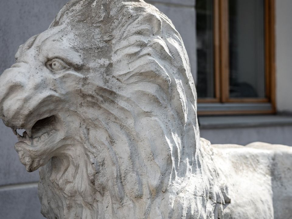 Курганцы просят вернуть найденные барельефы львов на ворота дома Ушковых. Фото