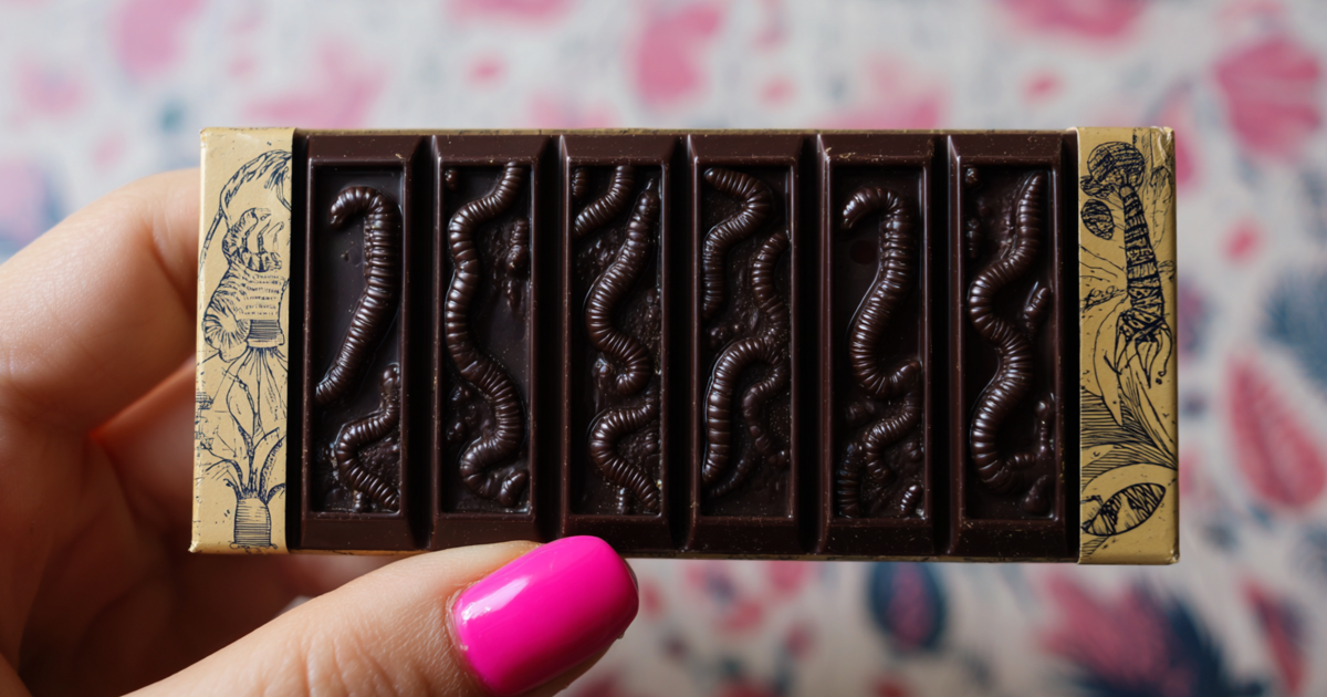 Шоколад с личинками начали продавать на Украине