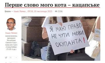 Юрий Подоляка: Украинские коты не имеют права разговаривать на "мове ахресора"