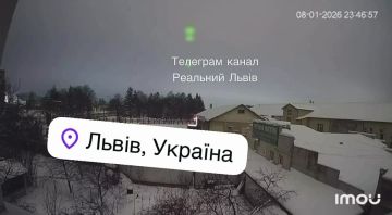 Ещё один ракурс в момент атаки Львовской области