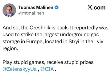 Профессор Хельсинского университета Малинен - о вчерашнем ударе «Орешником»: