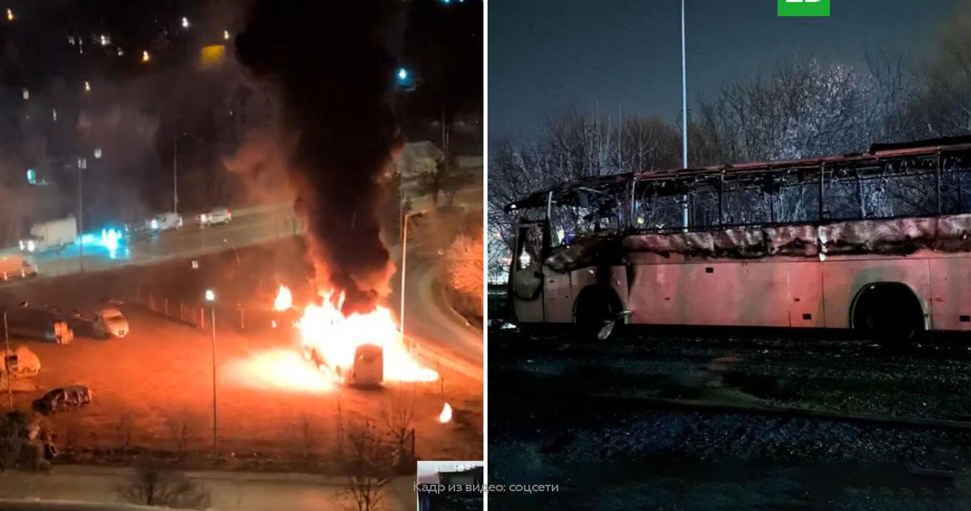 Мэр Львова сообщил о взрыве автобуса в центре города