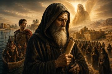Роман Голованов: Ночь. Берег Нила. Монахи грузят лодку тростником
