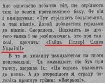 Владимир Корнилов: Известный ныне украинский лозунг СУГС звучал 85 лет назад так: «Хайль Гитлер! Слава Украине!»